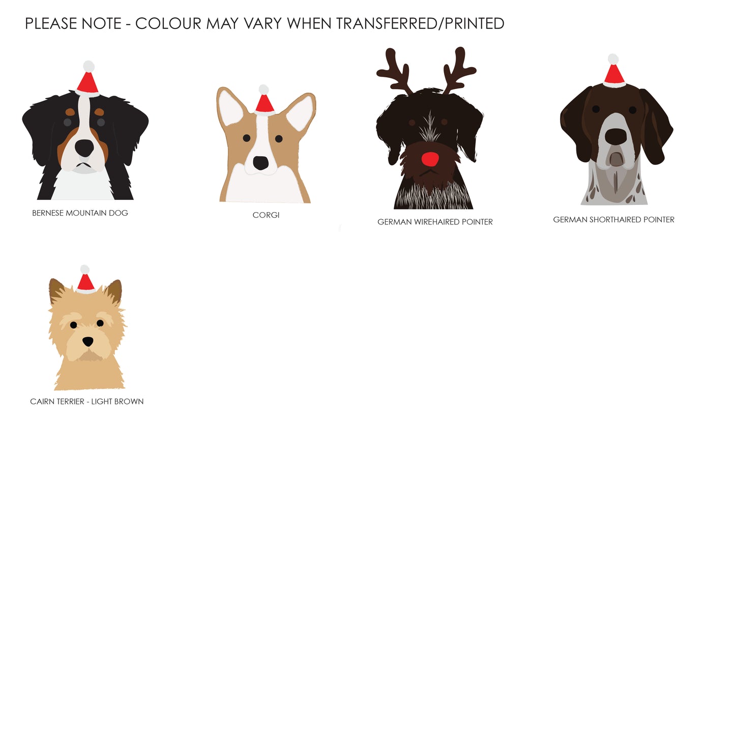 Dog Breed Christmas Card