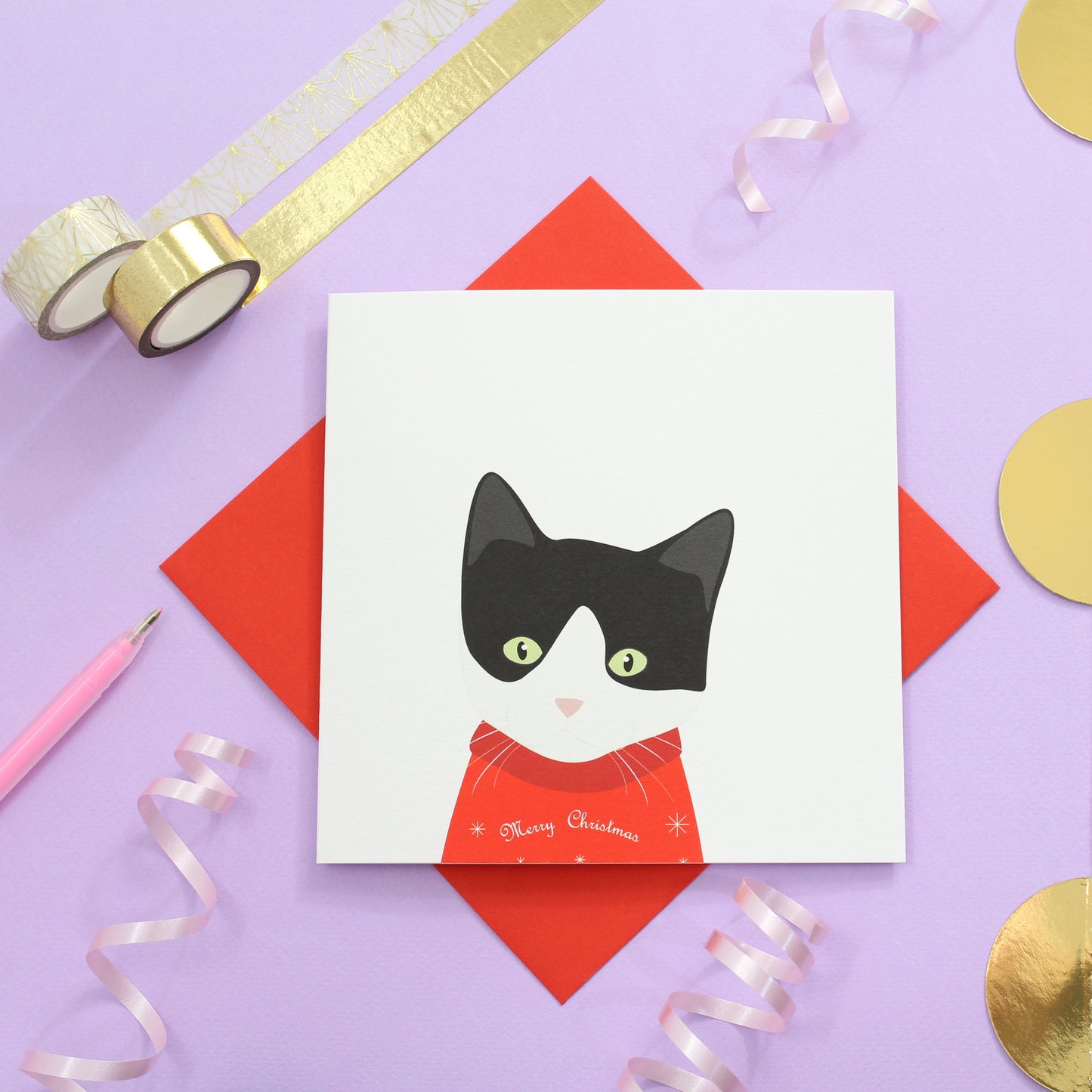 Cat Breed Christmas Card