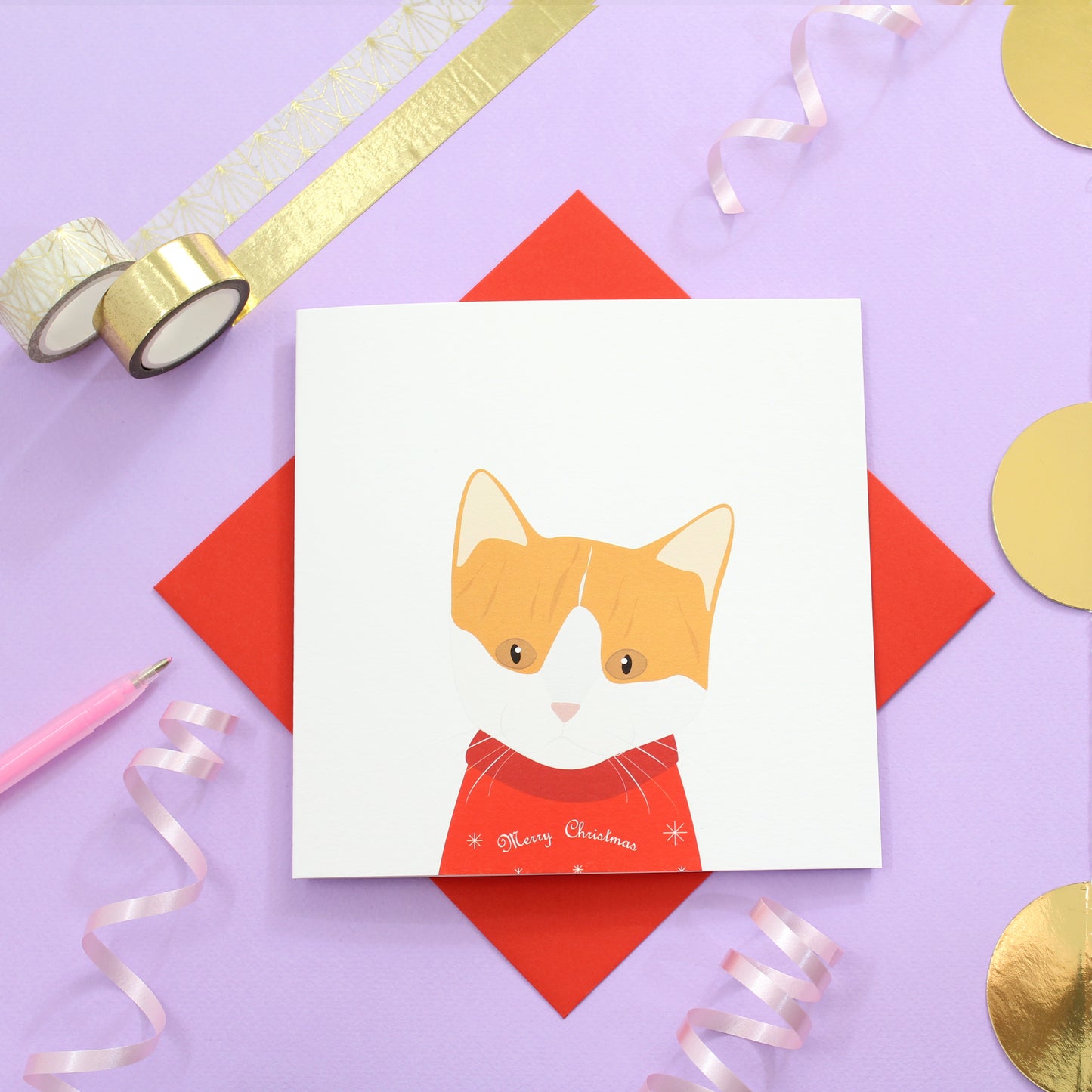 Cat Breed Christmas Card