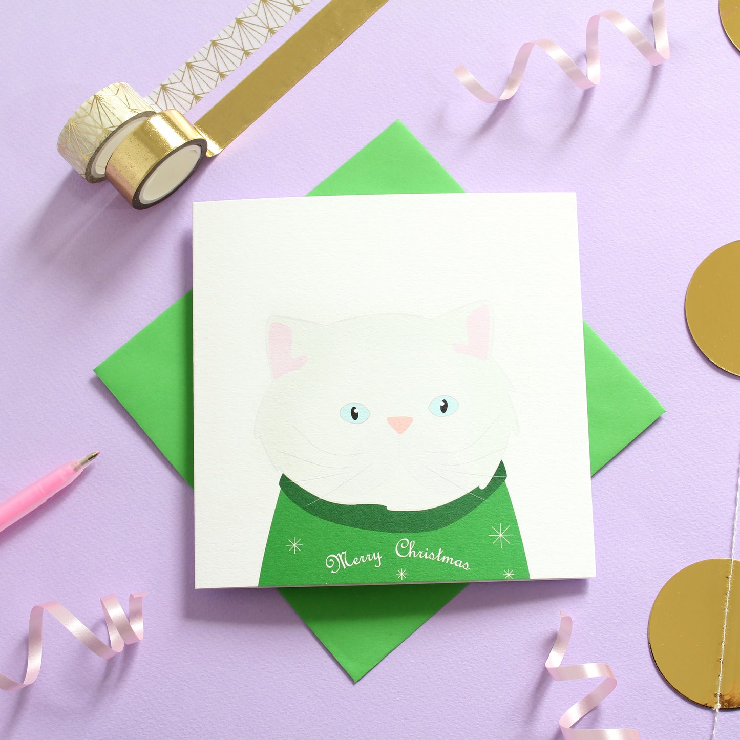 Cat Breed Christmas Card