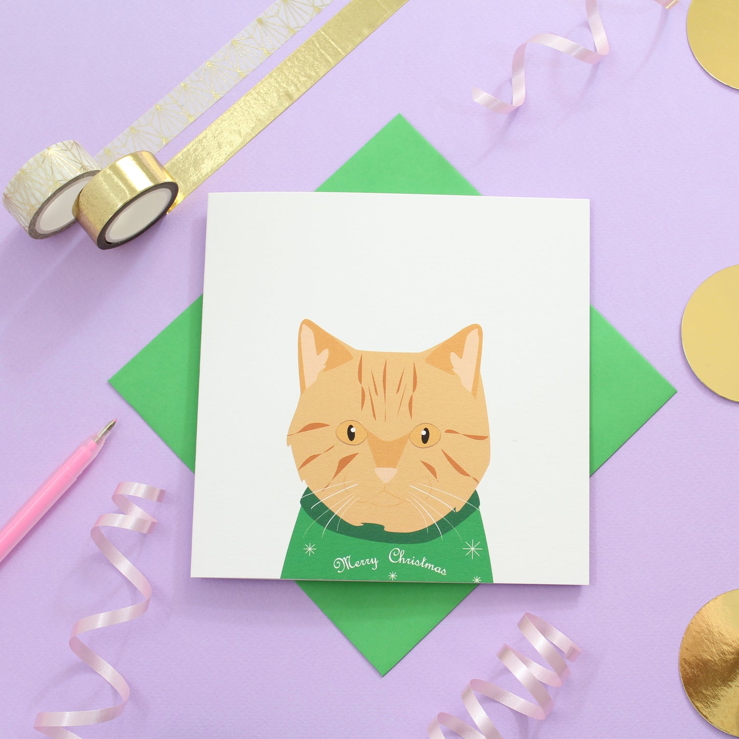 Cat Breed Christmas Card