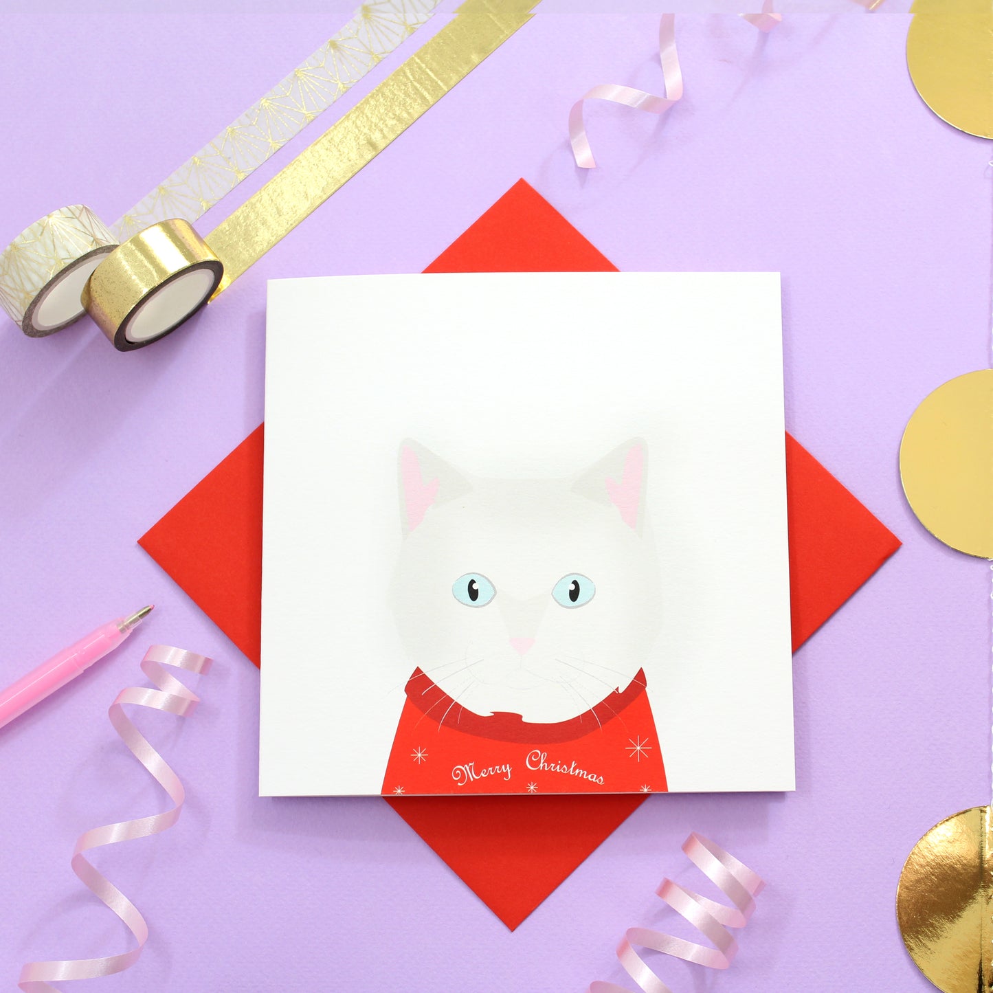 Cat Breed Christmas Card