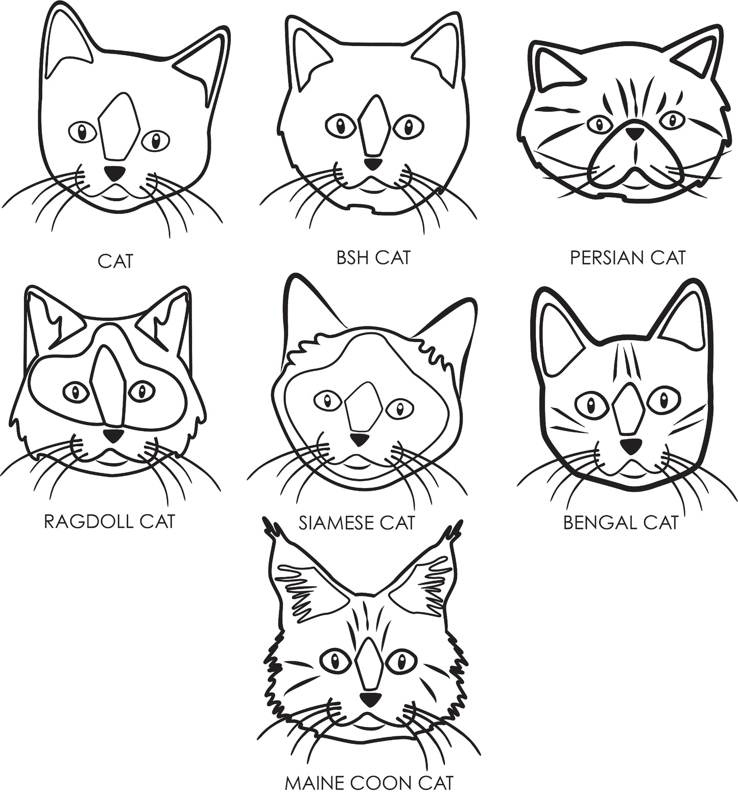 Personalised Cat Mum / Dad Outline Unisex Sweater Jumper