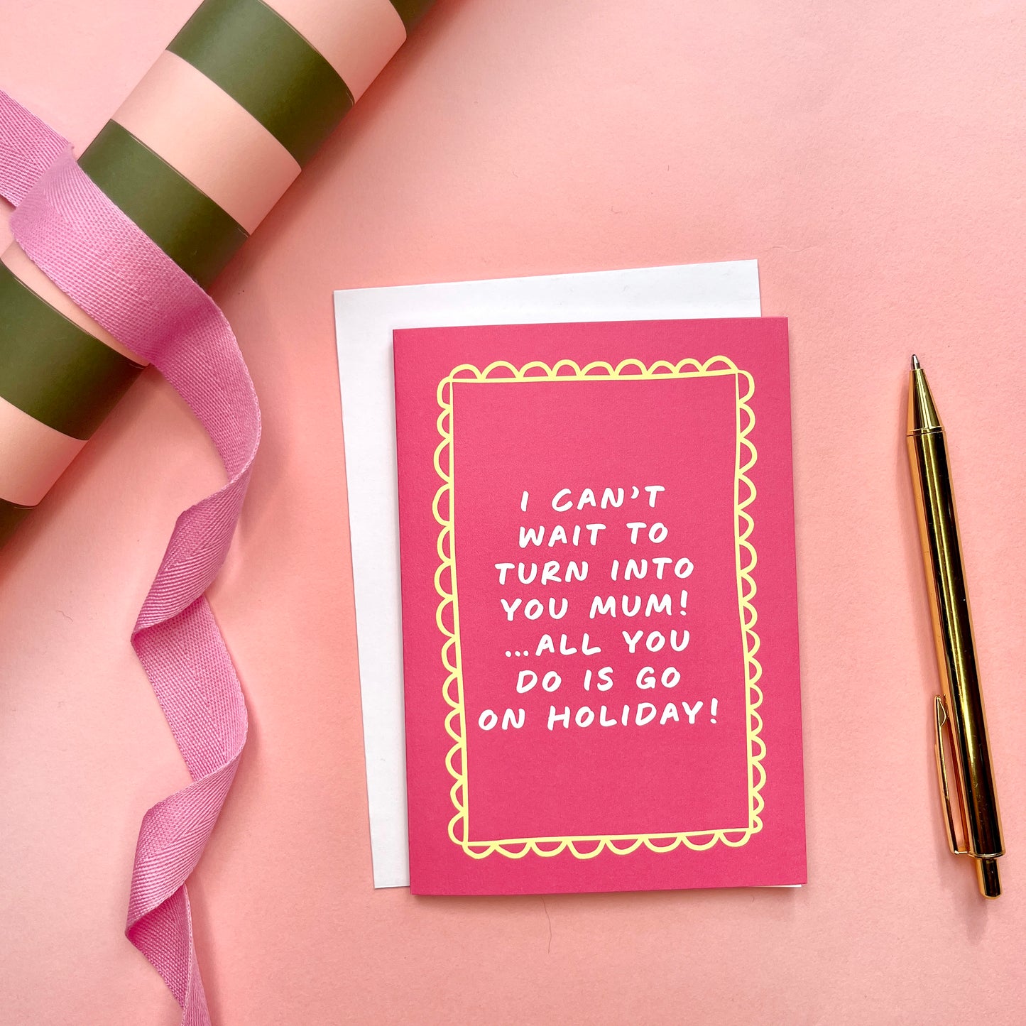 Funny Can't Wait to Turn In you, Mother's Day Card