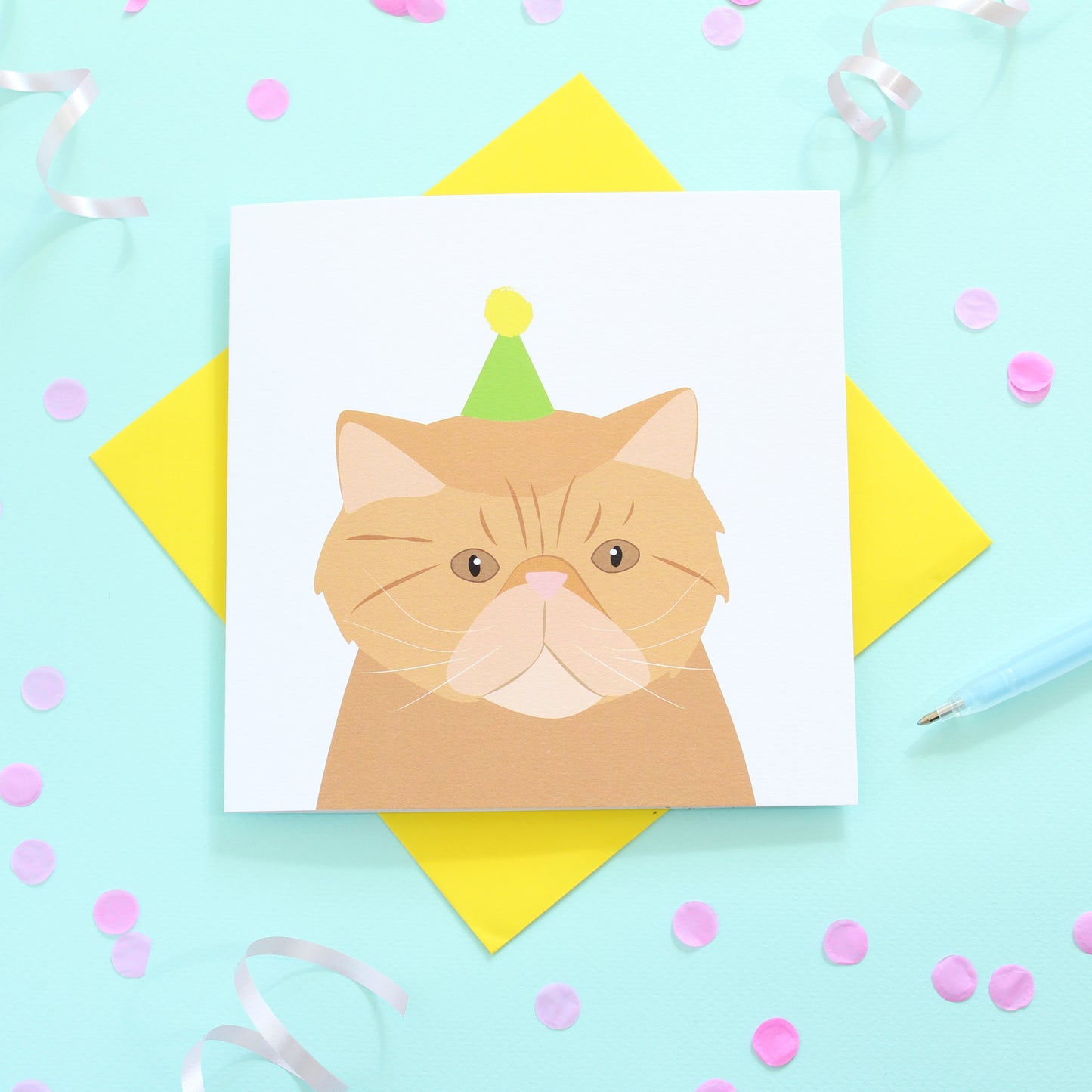 Birthday cat card - Multiple Breeds