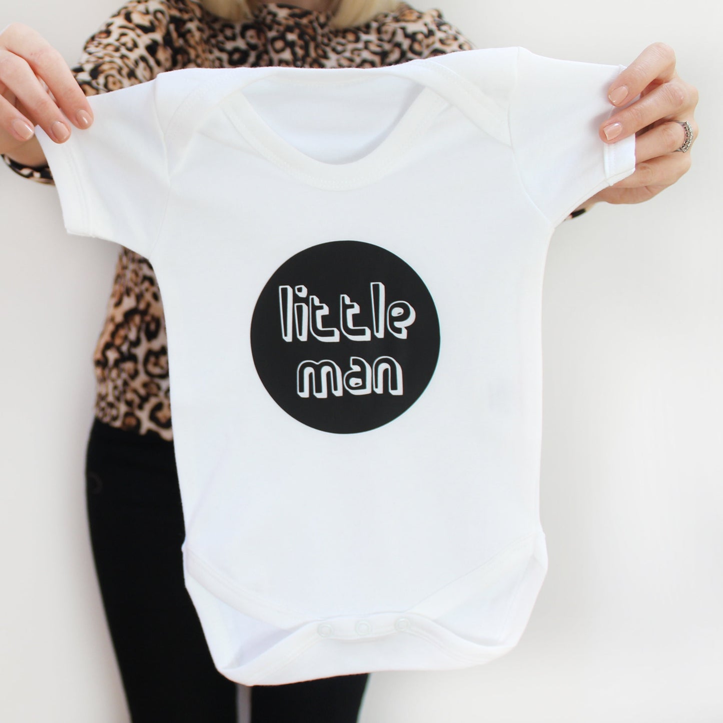 Gender Reveal little miss or man baby grow