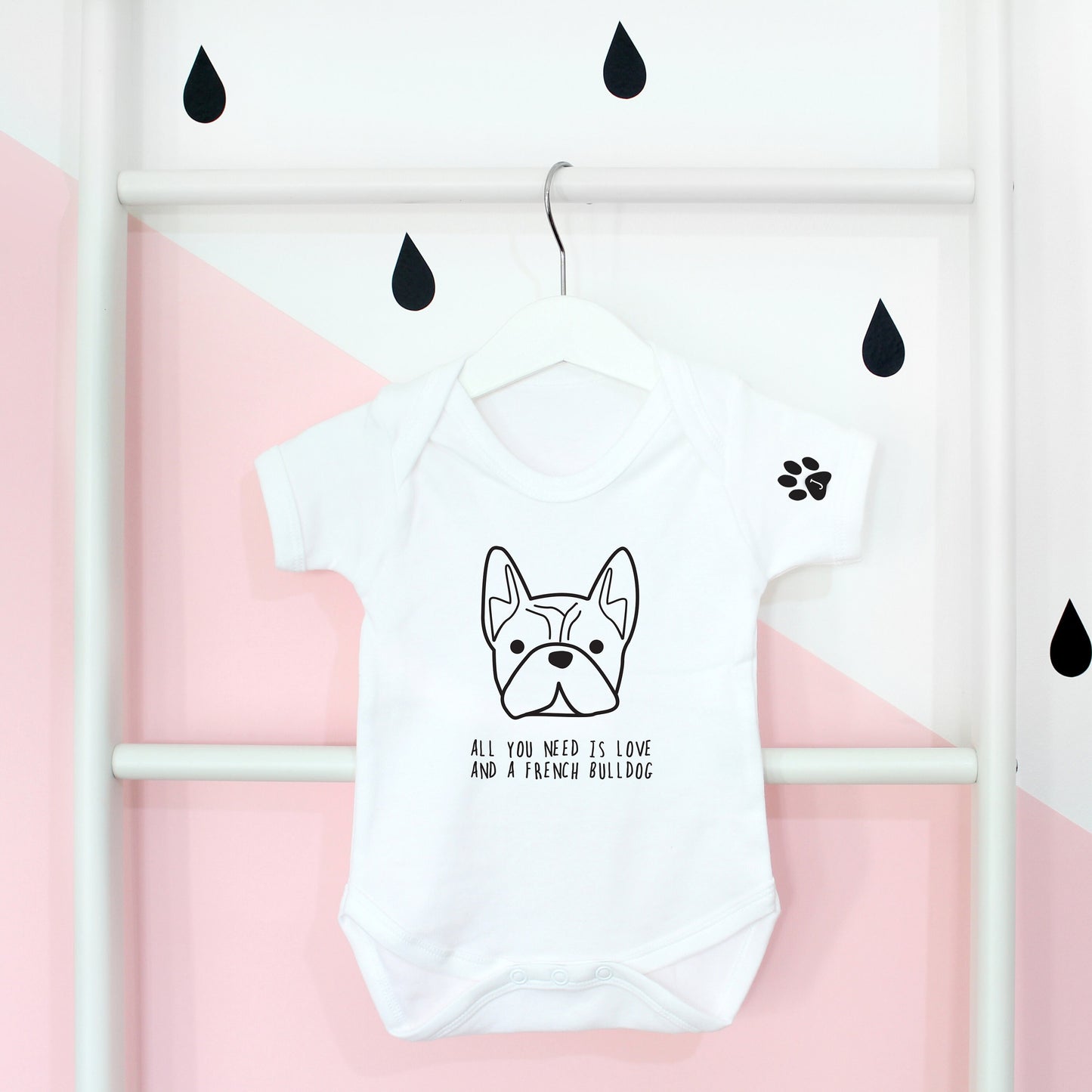Personalised Dog Baby grow or T-shirt
