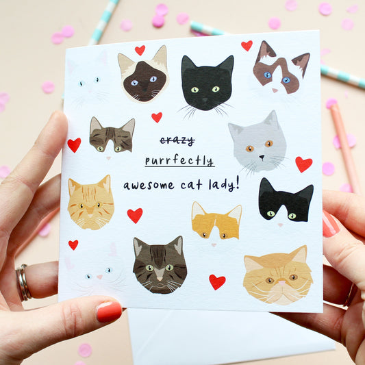 Cat Lady Card