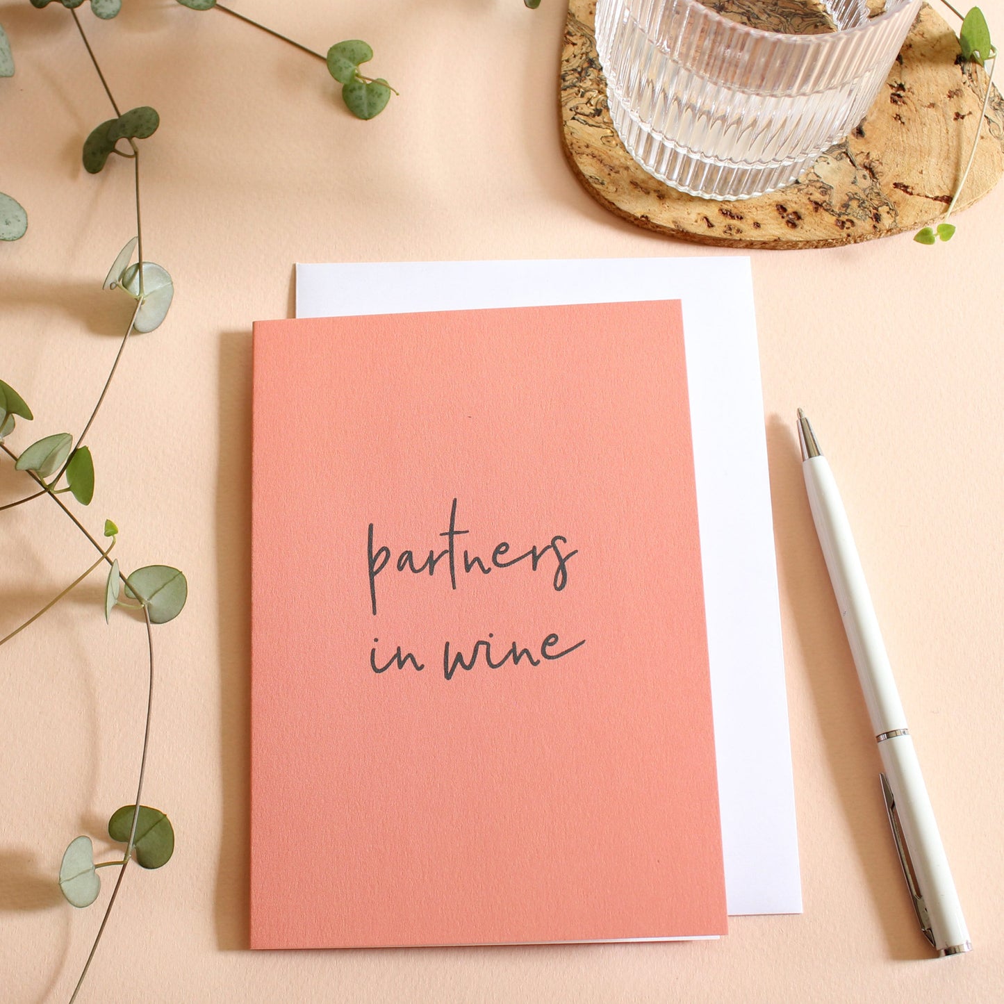 Partners in wine, Wordy Card