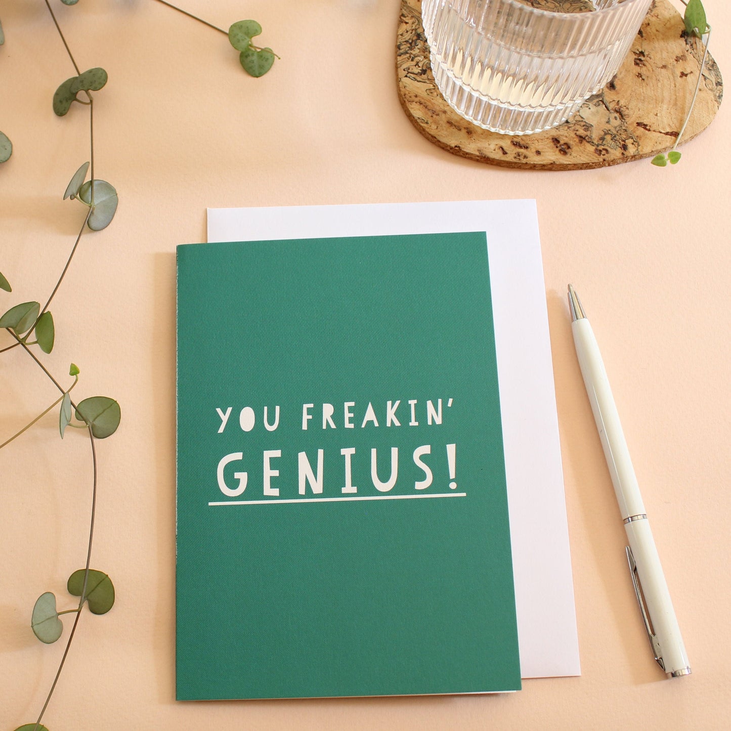 freakin' genius, Wordy Card