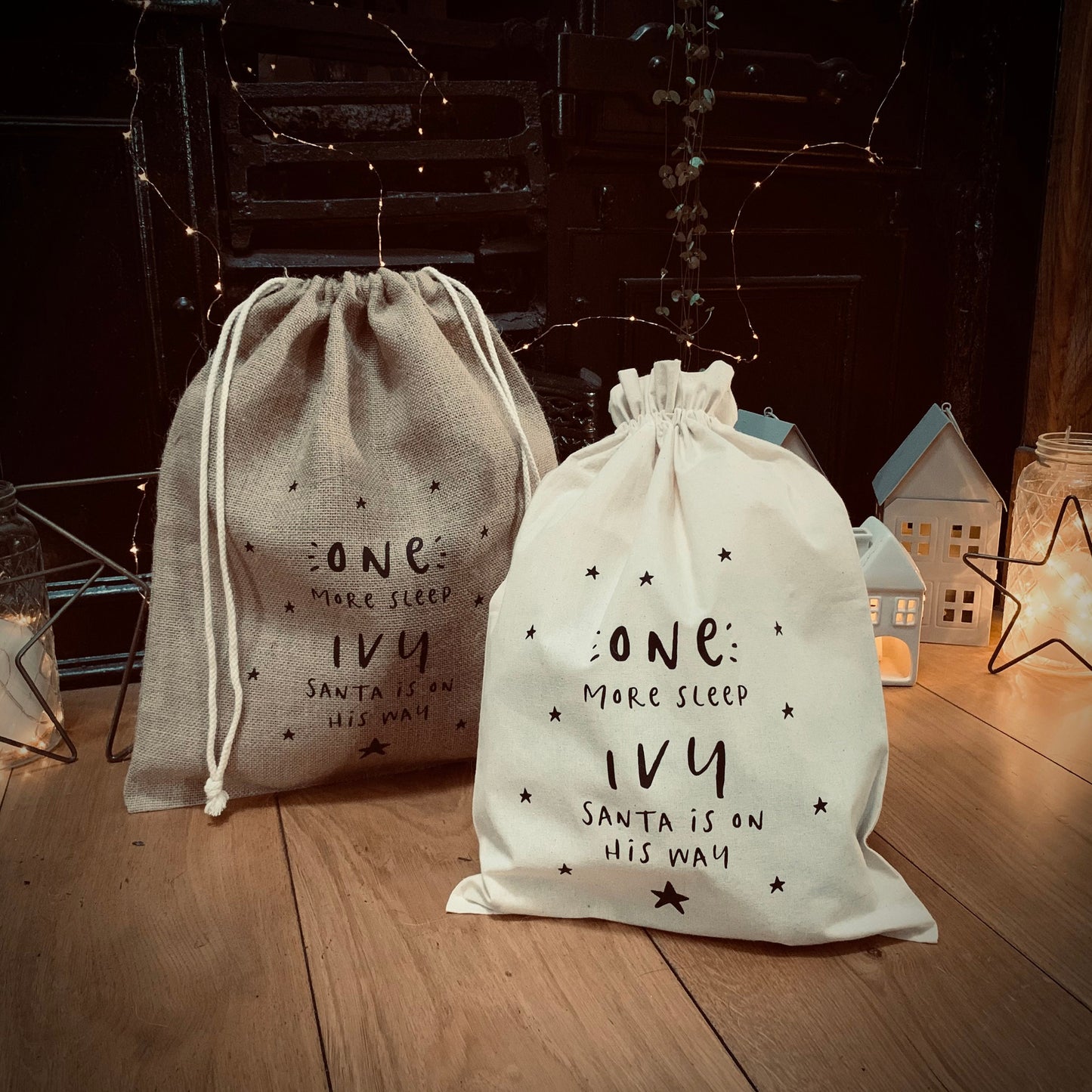 Personalised Christmas Eve Sacks