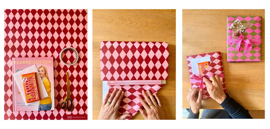 How to wrap a Book with a Hidden Card Pocket