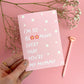 Cute Blooming Lucky, Mother's Day Card