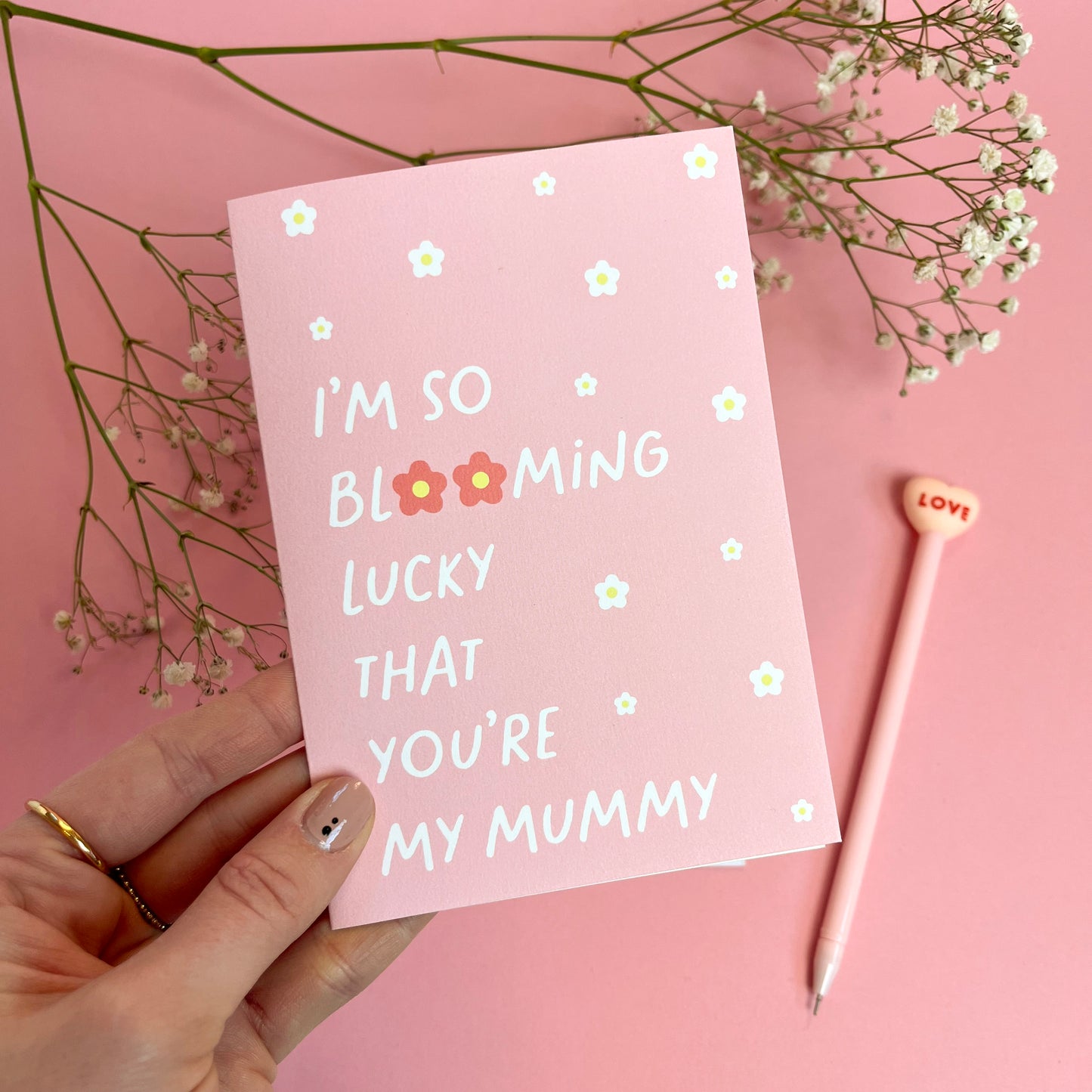 Cute Blooming Lucky, Mother's Day Card