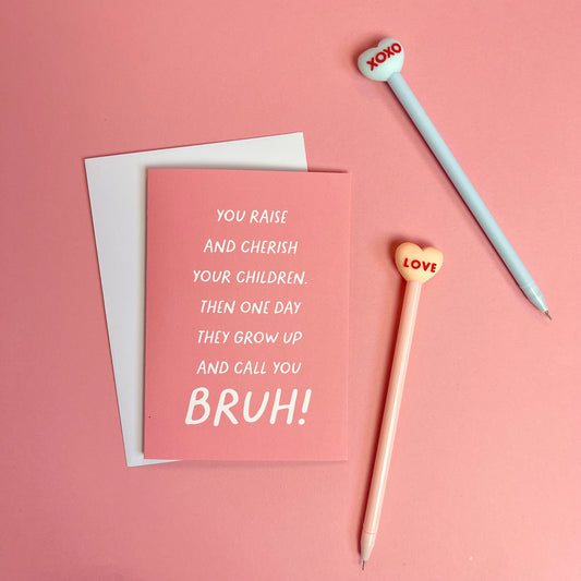 Funny Bruh Mother's Day Card