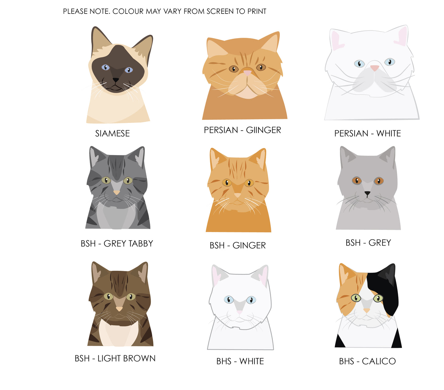Personalised Colour Pop Cat Coaster