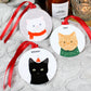 Personalised Cat Christmas Bauble / Christmas Tree Ornament
