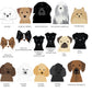 Personalised Dog Christmas Card Or Pack