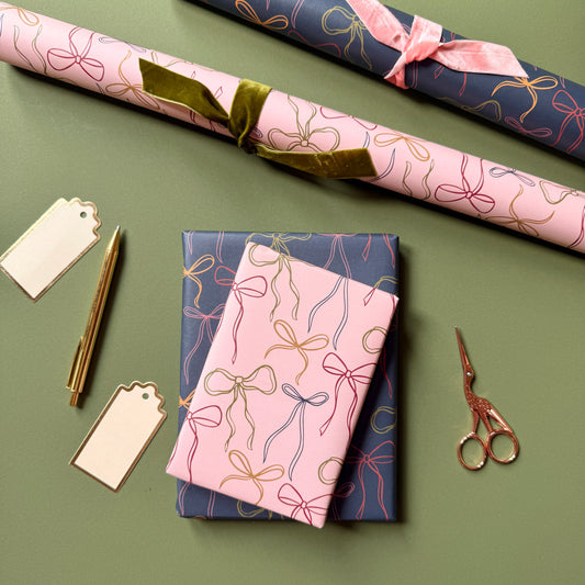 Luxury Bow Pattern Wrapping Paper
