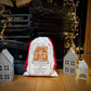 Personalised Christmas Eve Gingerbread House Sack