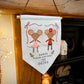 Personalised Santa Stop Here Nutcracker Mouse Wall Hanging