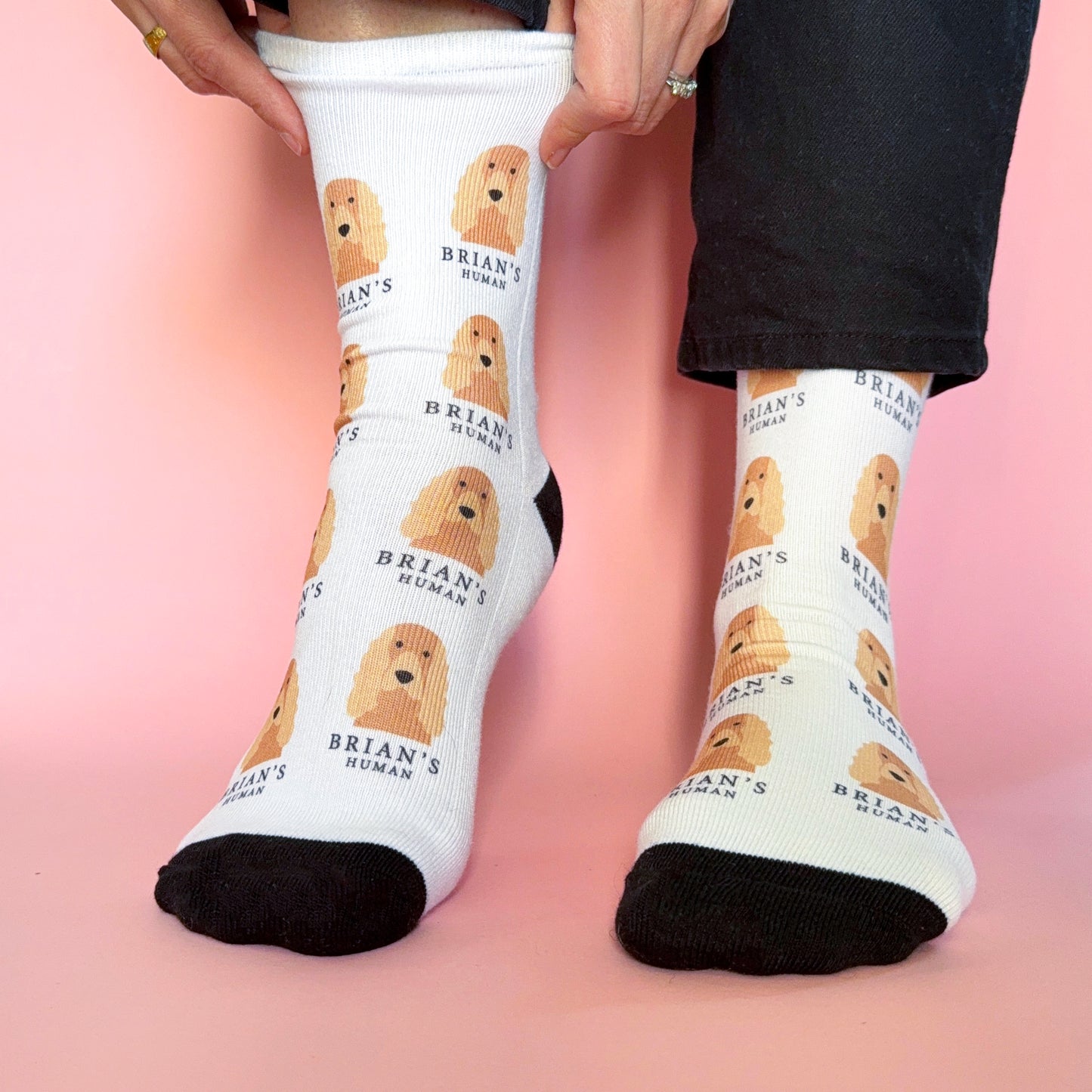 The Dogs Human Personalised Socks