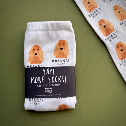 The Dogs Human Personalised Socks