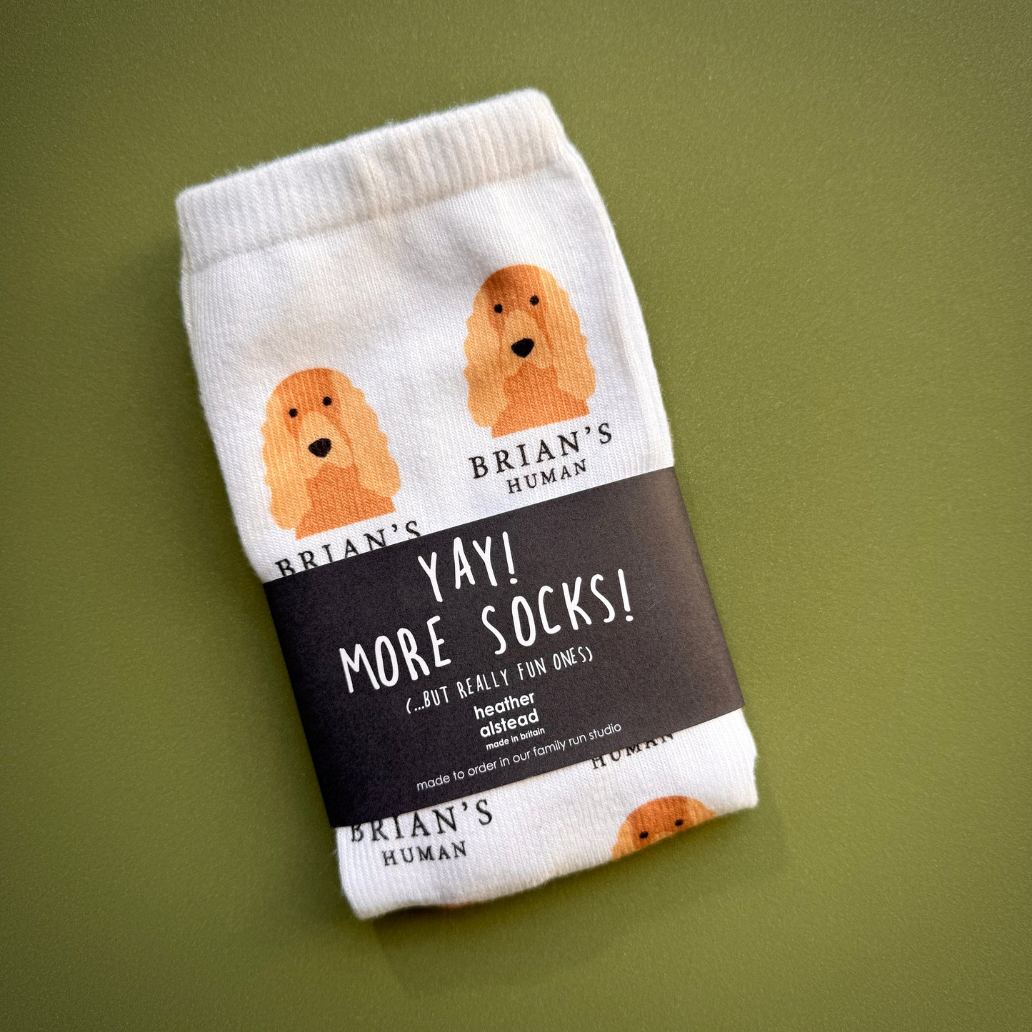 The Dogs Human Personalised Socks