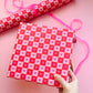 Luxury Checkered Heart Wrapping Paper