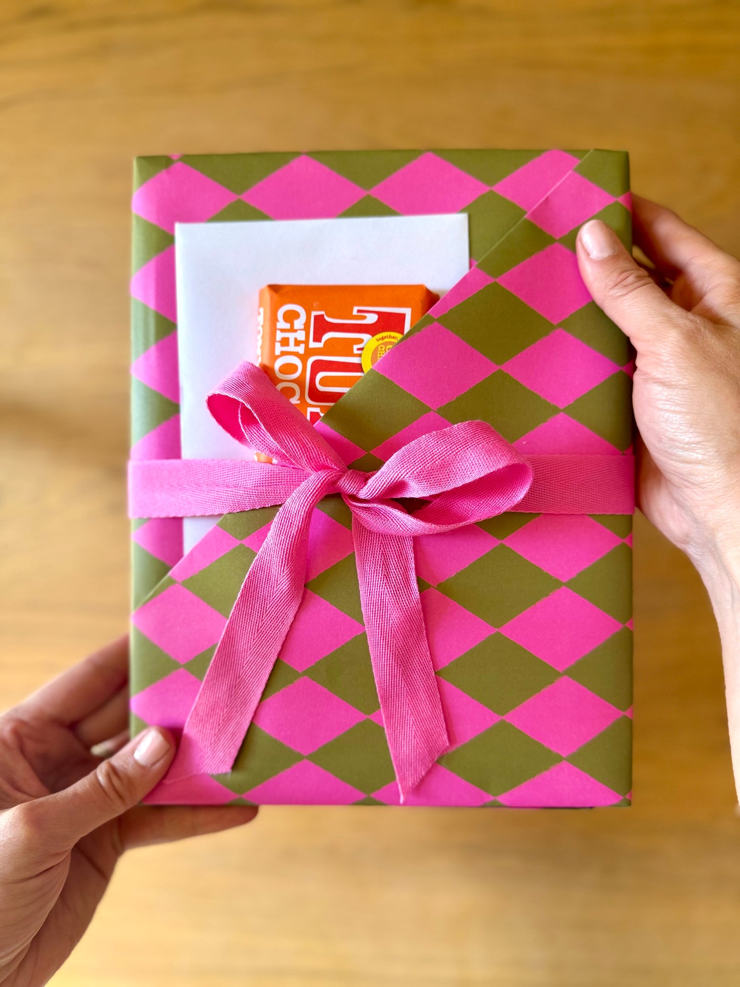 Luxury Harlequin Pattern Wrapping Paper