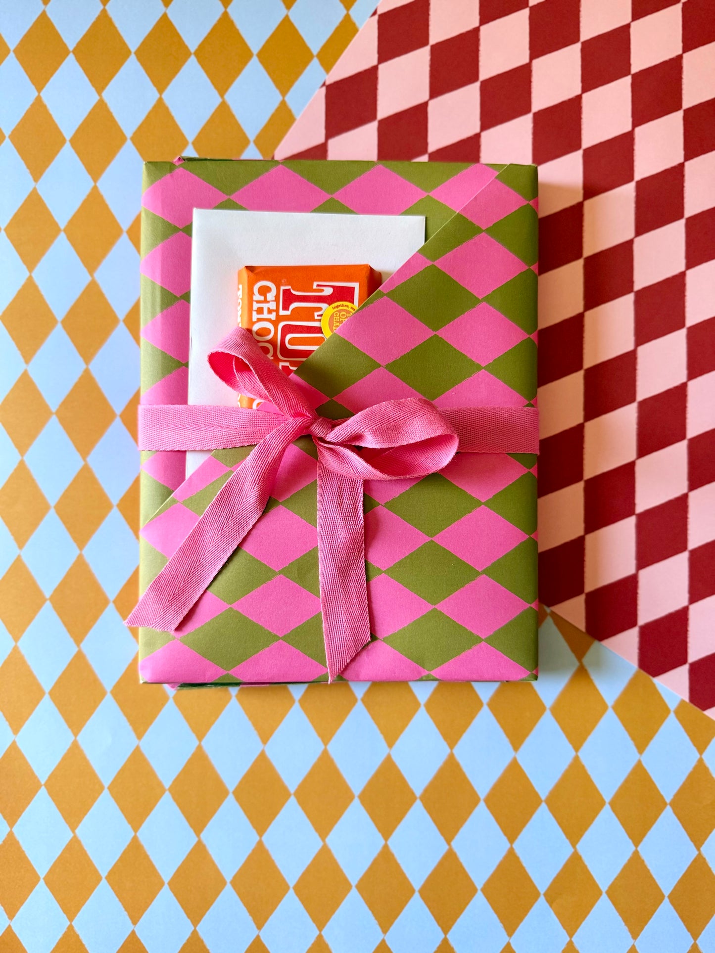 Luxury Harlequin Pattern Wrapping Paper
