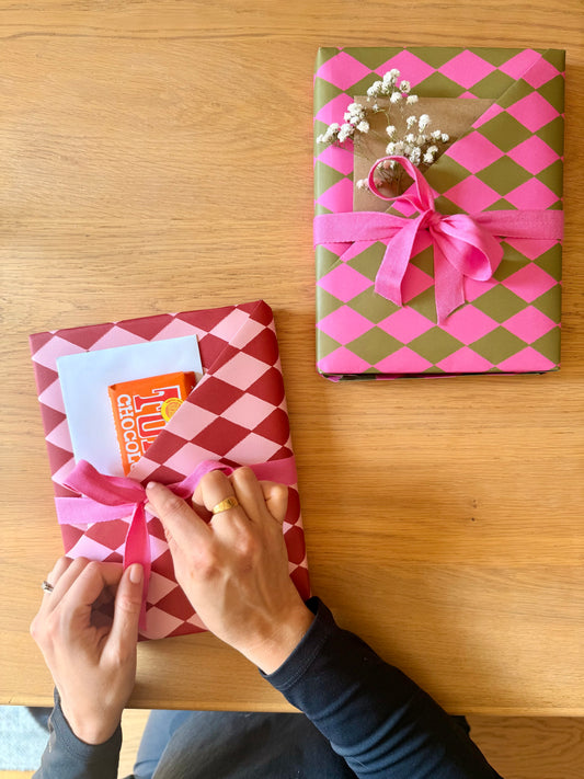 Luxury Harlequin Pattern Wrapping Paper