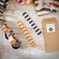 Luxury Christmas Paper Chain Kit – Striped Garland, 3 Metres