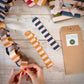 Luxury Christmas Paper Chain Kit – Striped Garland, 3 Metres