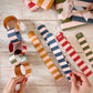 Luxury Christmas Paper Chain Kit – Striped Garland, 3 Metres