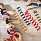 Luxury Christmas Paper Chain Kit – Striped Garland, 3 Metres