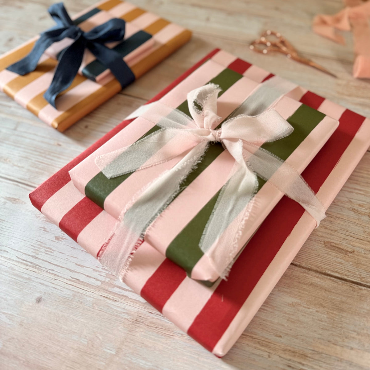 Luxury Candy Cane Striped Christmas Wrapping Paper