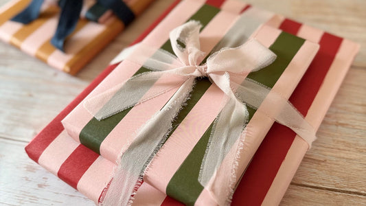 Luxury Candy Cane Striped Christmas Wrapping Paper