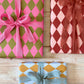 Luxury Harlequin Pattern Wrapping Paper