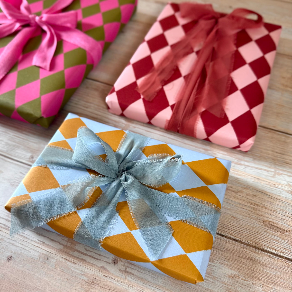 Luxury Harlequin Pattern Wrapping Paper