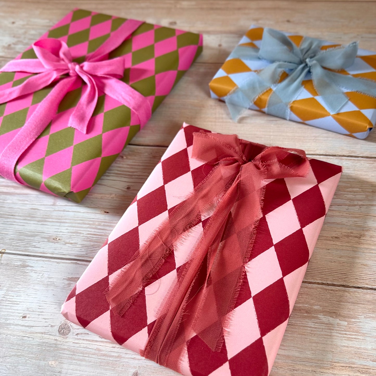 Luxury Harlequin Pattern Wrapping Paper