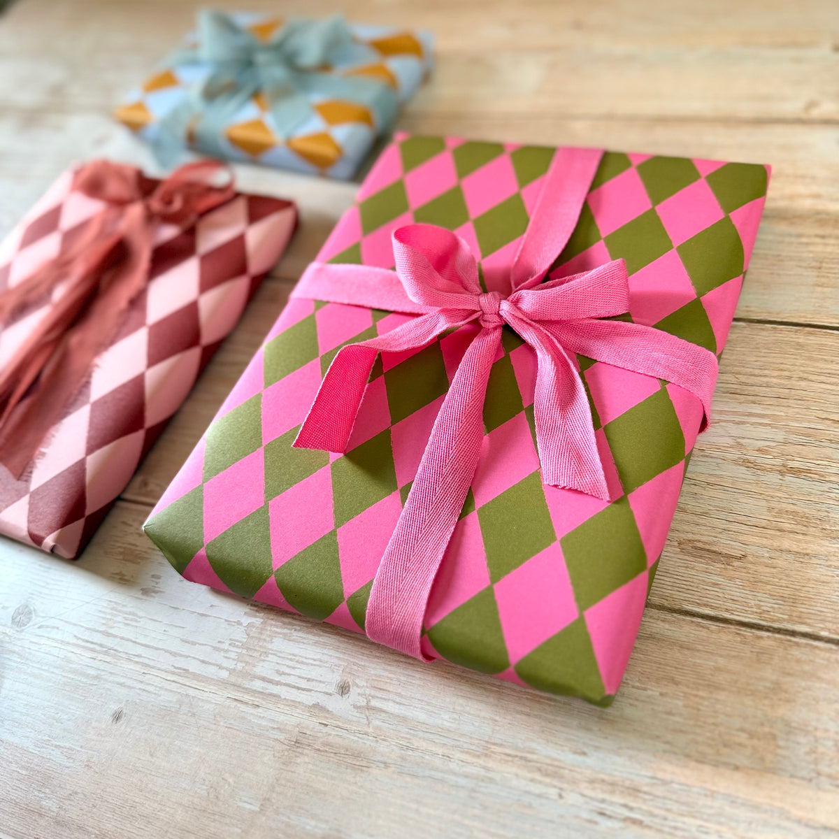 Luxury Harlequin Pattern Wrapping Paper