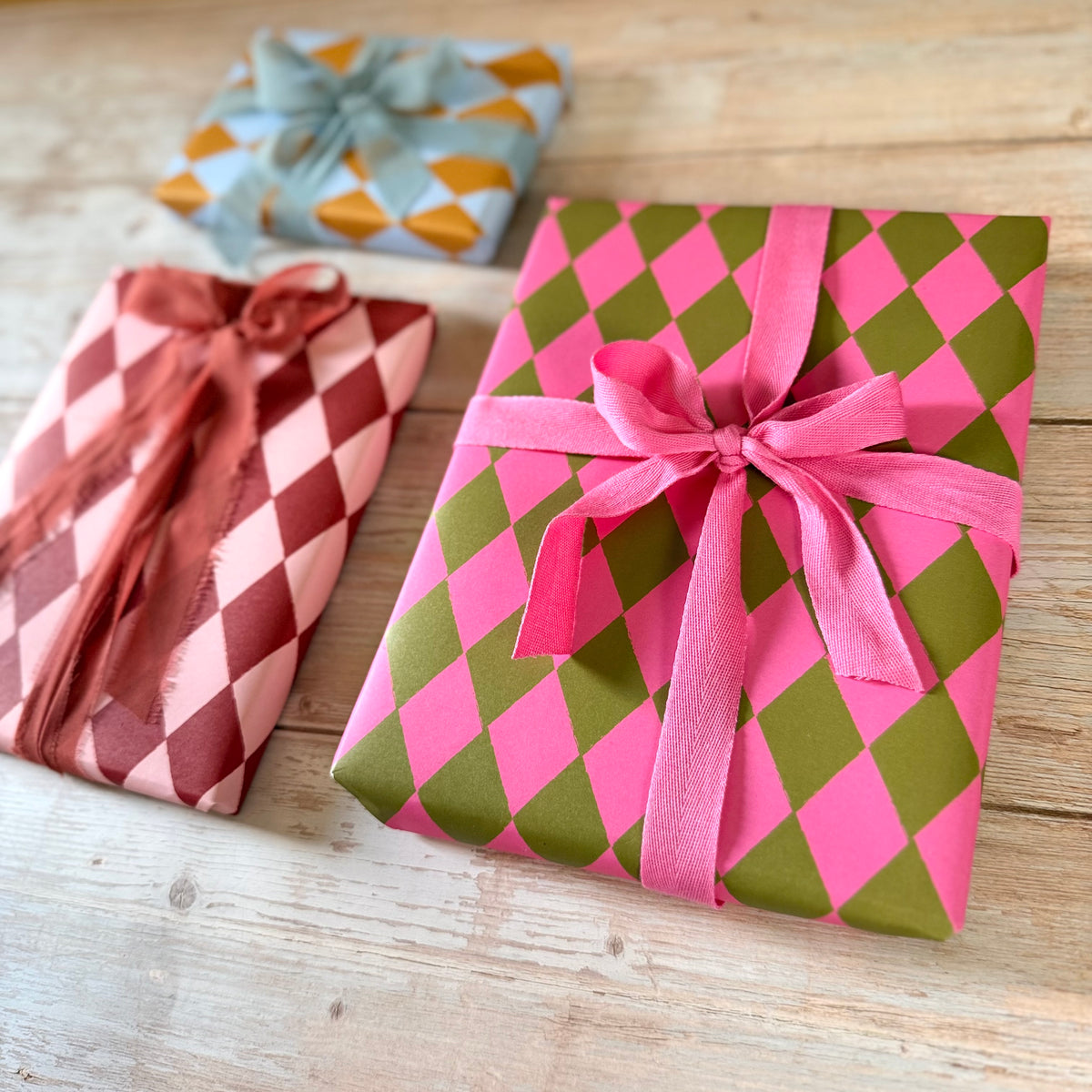 Luxury Harlequin Pattern Wrapping Paper
