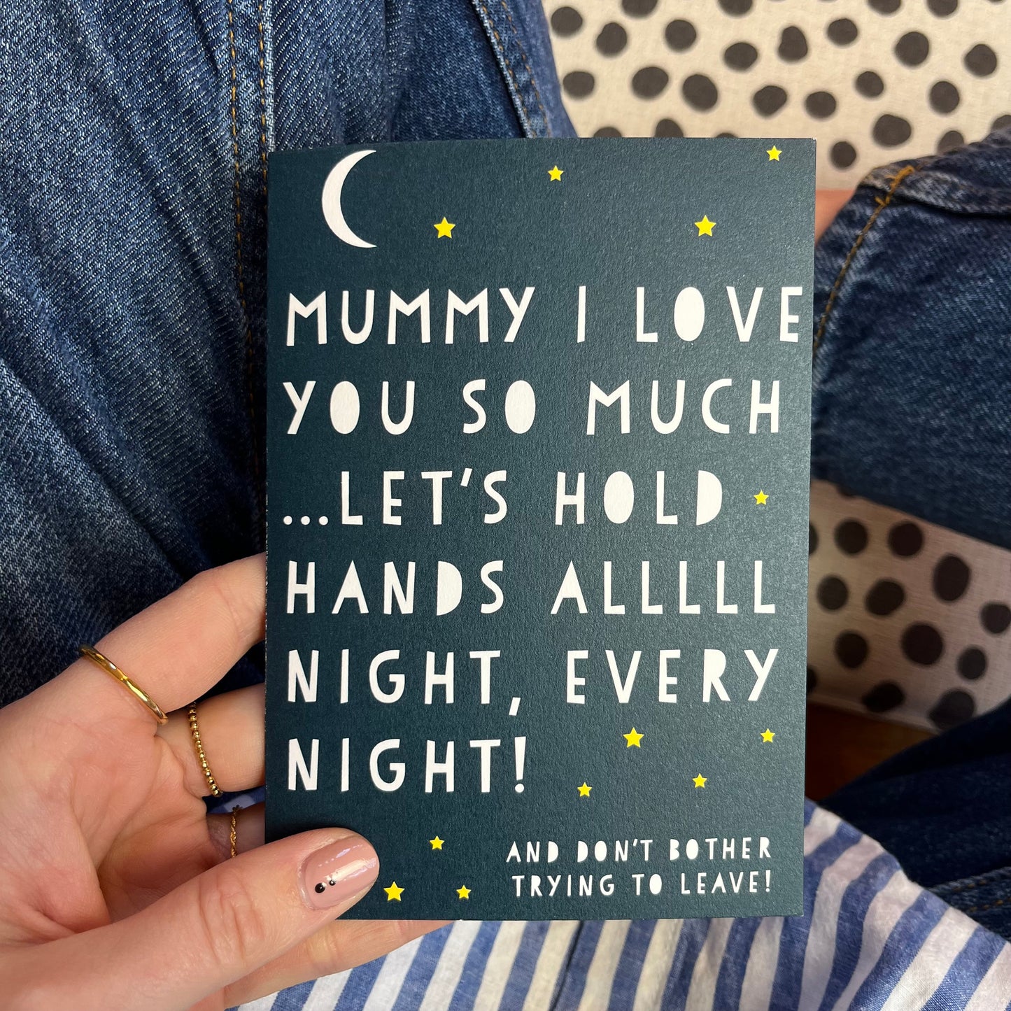 Funny Night Time, Mother's Day Card