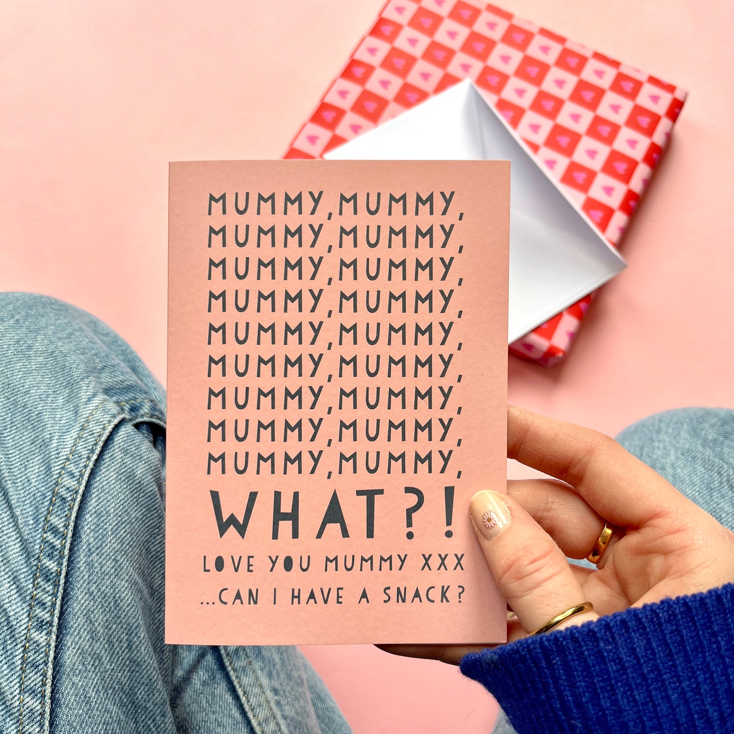 Funny Mummy Snack - Wordy Card