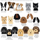 Personalised Dog Stamp Wrapping Paper