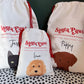 Santa Paws, Personalised Christmas  Dog Sack