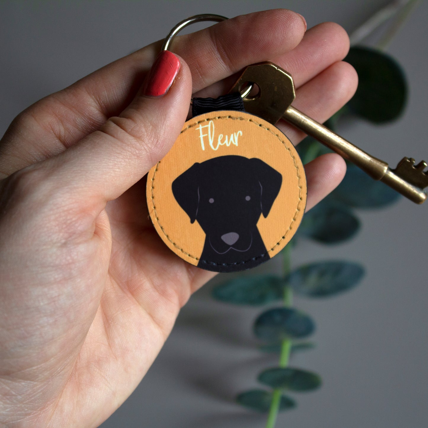 Personalised Dog Keyring