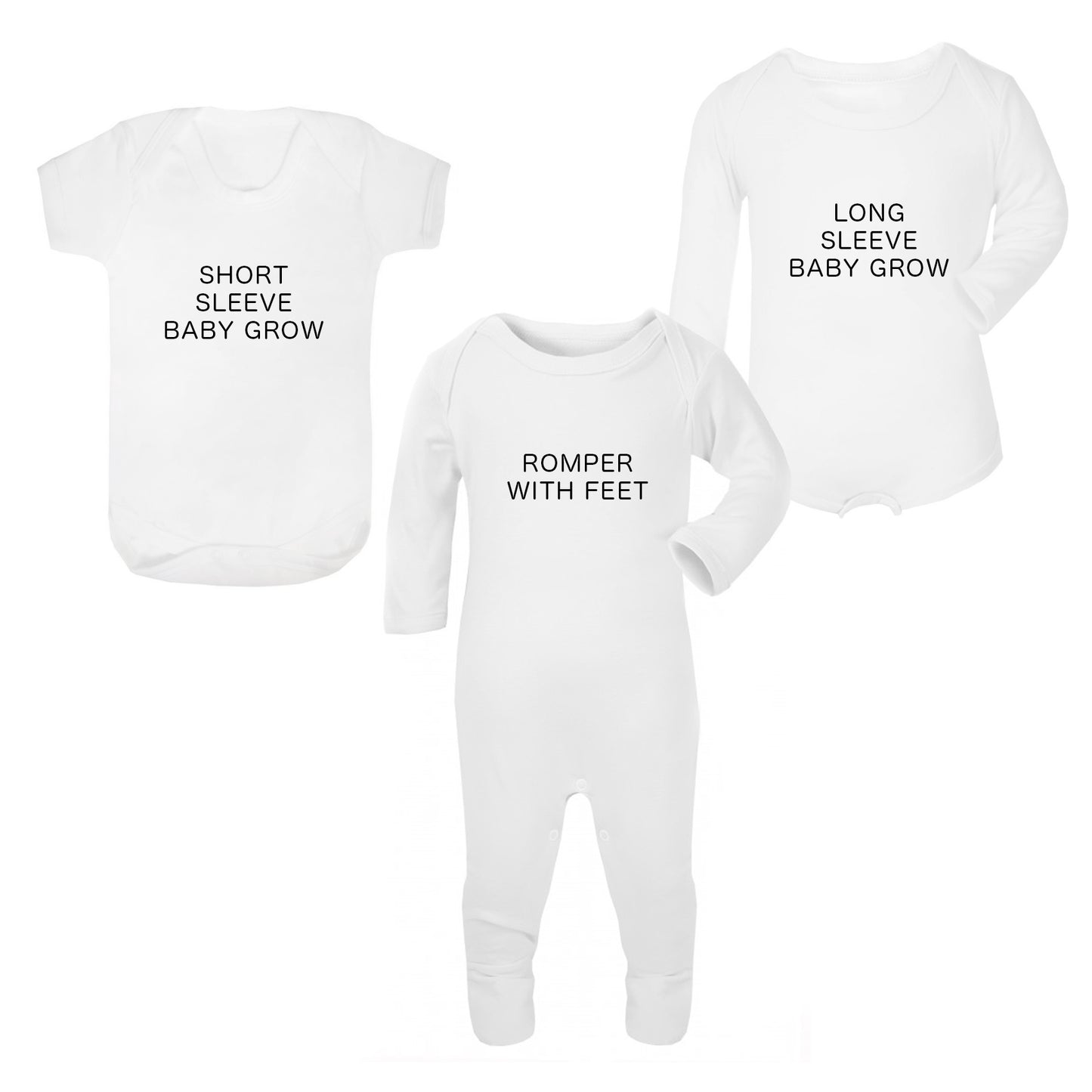 Personalised Littlest Surname Baby Grow or New Baby Gift Set