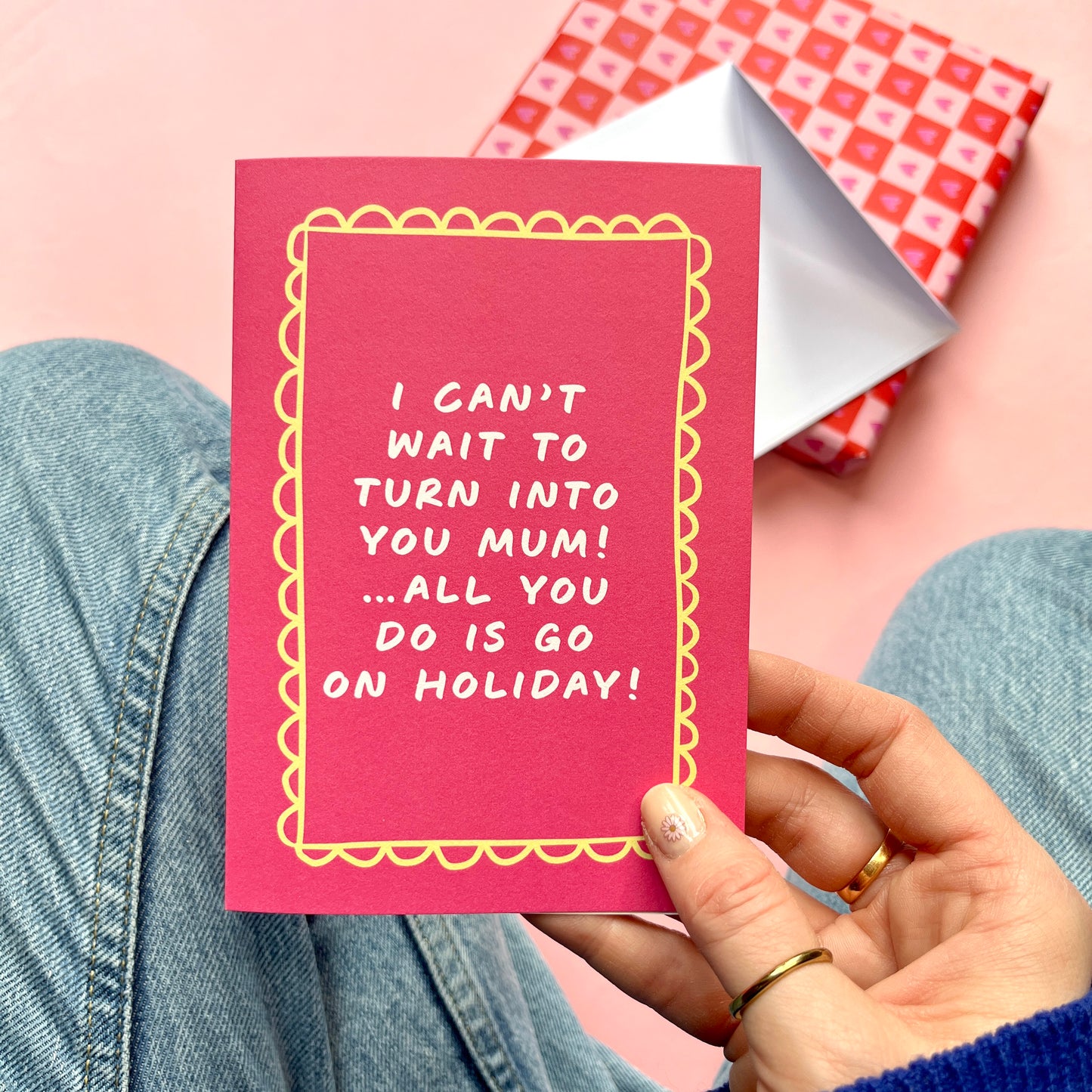 Funny Can't Wait to Turn In you, Mother's Day Card